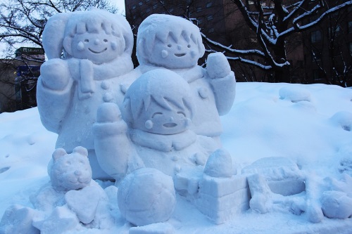 雪祭りの思い出・記念撮影